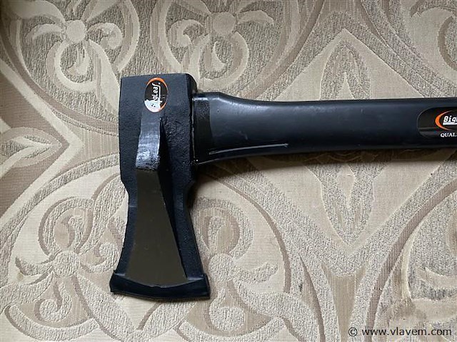 Kloofbijl 2200 gram met fiberglass steel - afbeelding 2 van  5