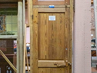 Kloosterdeur pitch-pine/ br88 h280 - afbeelding 1 van  4