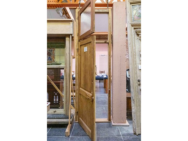 Kloosterdeur pitch-pine/ br88 h280 - afbeelding 4 van  4