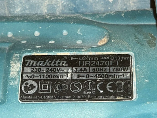Klopboor makita - afbeelding 2 van  2