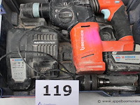 Klopboormachine - berner - bnrh 18-li oplader - berner - bcpc 14.4-18 v toebehoren - accu, koffer - afbeelding 3 van  4