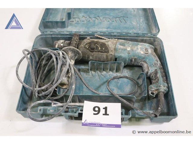 Klopboormachine - makita - hr2470ft toebehoren - koffer - afbeelding 1 van  3