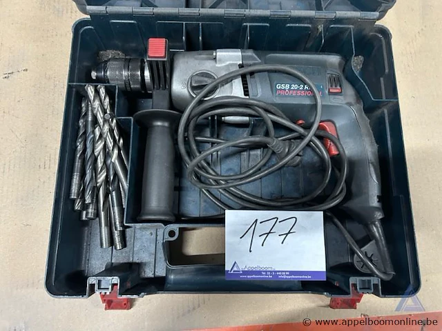 Klopboormachine bosch gsb 20-2 r professional, inclusief boorbitset in koffer. - afbeelding 1 van  1
