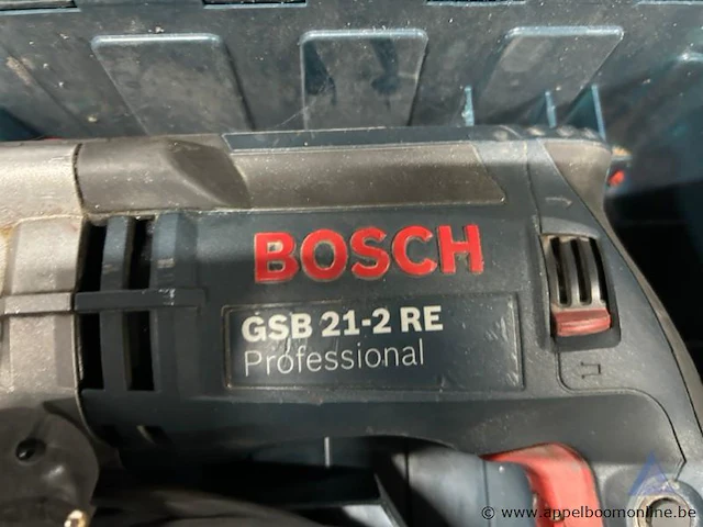 Klopboormachine bosch gsb 21-2 re professional, in koffer - afbeelding 2 van  2