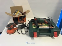 Klopboormachine bosch met schuurmachine black+decker