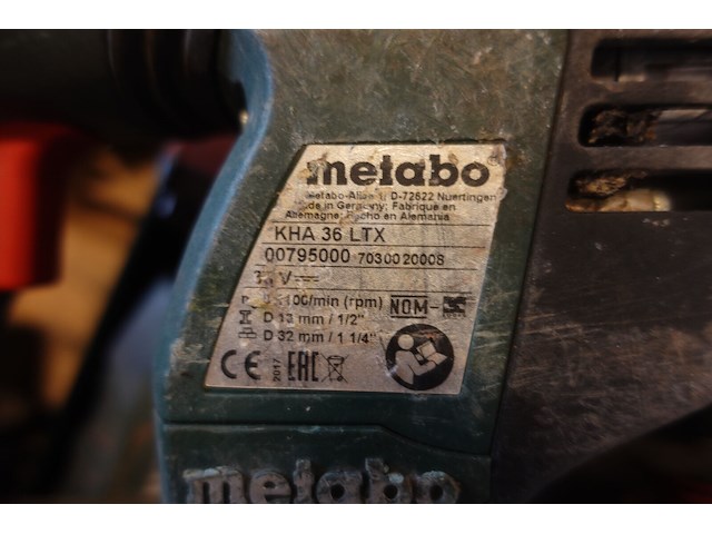 Klopboormachine metabo - afbeelding 2 van  3