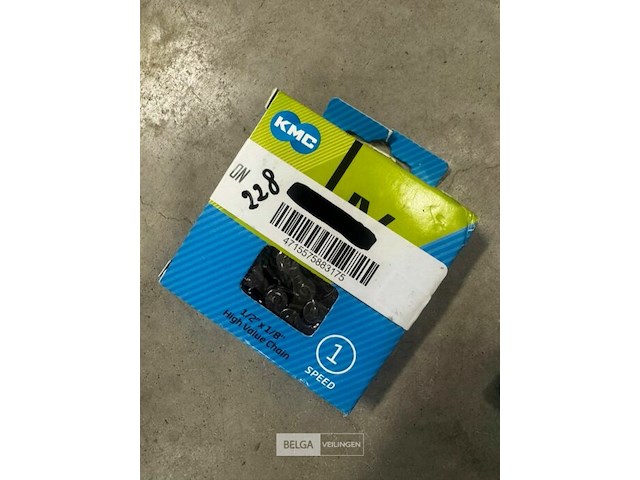 Kmc 1-speed ketting 1/2 x 1/8 - afbeelding 1 van  1