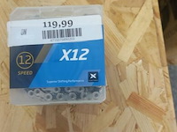 Kmc ketting 12-speed x12 silver/black 126 schakels (box 231) – one size - afbeelding 1 van  1