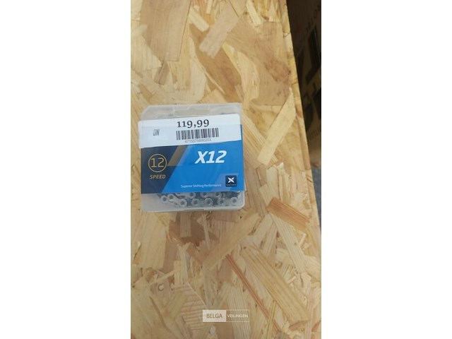 Kmc ketting 12-speed x12 silver/black 126 schakels (box 231) – one size - afbeelding 1 van  1