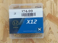 Kmc ketting 12-speed x12 silver/black 126 schakels (box 231) – one size - afbeelding 1 van  1