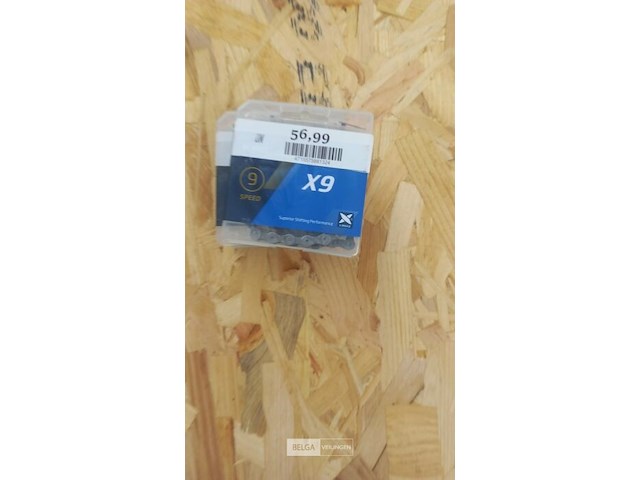 Kmc ketting 9-speed x9 grey 114 schakels (box) - afbeelding 1 van  1