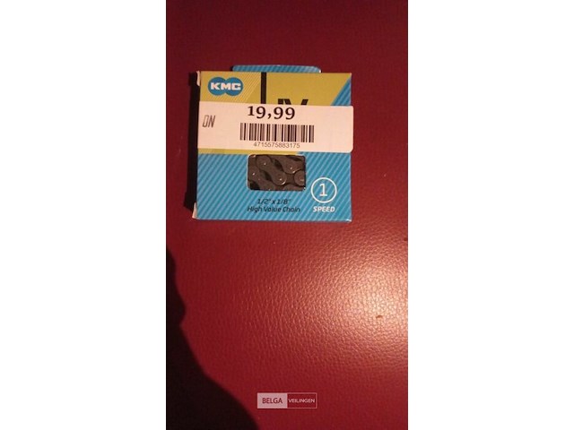 Kmc ketting hv410 grey/brown single-speed 112 schakels (box) - afbeelding 1 van  1