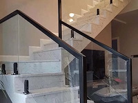 Kmerce grote zwarte roestvrijstalen glasklem - afbeelding 4 van  4