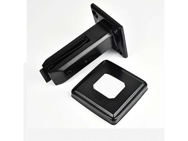 Kmerce grote zwarte roestvrijstalen glasklem - afbeelding 2 van  4