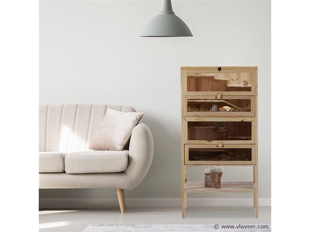 Knaagdieren kooi hout - afbeelding 3 van  8