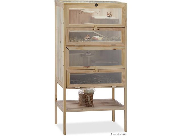 Knaagdieren kooi hout - afbeelding 6 van  8
