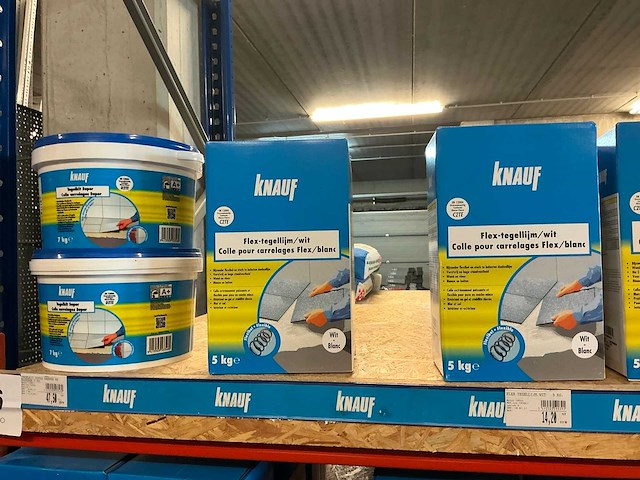 Knauf barbotine pakken voegmortel en tegellijm (40x) - afbeelding 5 van  12