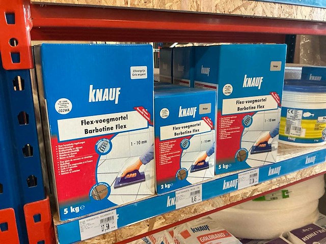 Knauf barbotine pakken voegmortel en tegellijm (40x) - afbeelding 11 van  12