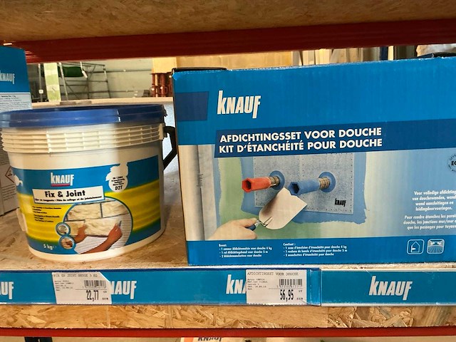 Knauf barbotine pakken voegmortel en tegellijm (40x) - afbeelding 12 van  12