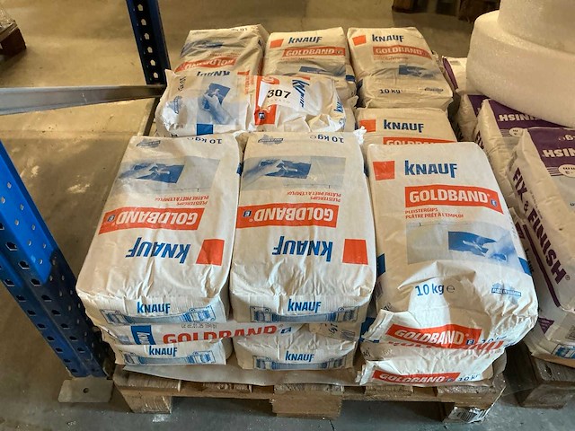 Knauf goldband 10kg pakken pleistergips (20x) - afbeelding 1 van  3