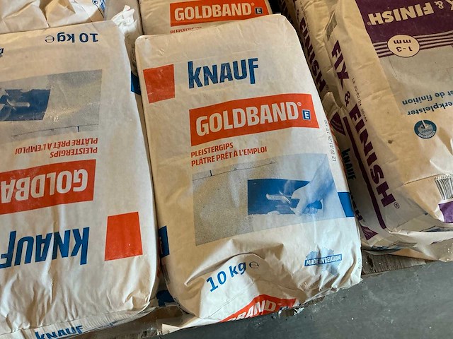 Knauf goldband 10kg pakken pleistergips (20x) - afbeelding 2 van  3