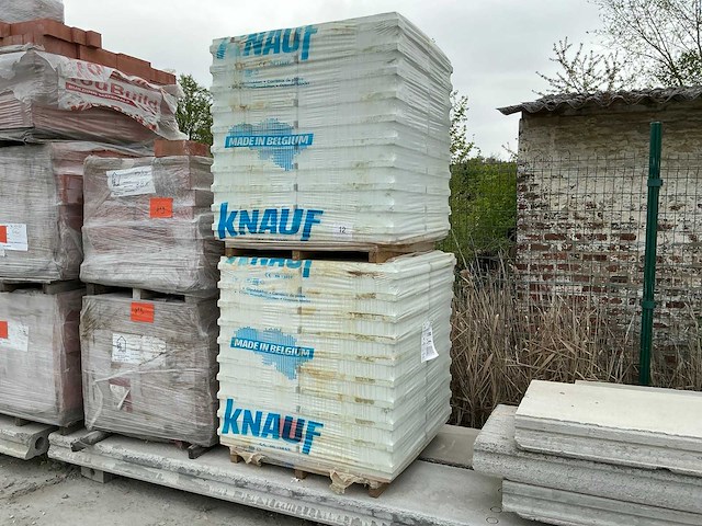 Knauf hydromur 100 gipsblokken (80x) - afbeelding 1 van  3