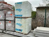 Knauf hydromur 100 gipsblokken (80x) - afbeelding 1 van  3