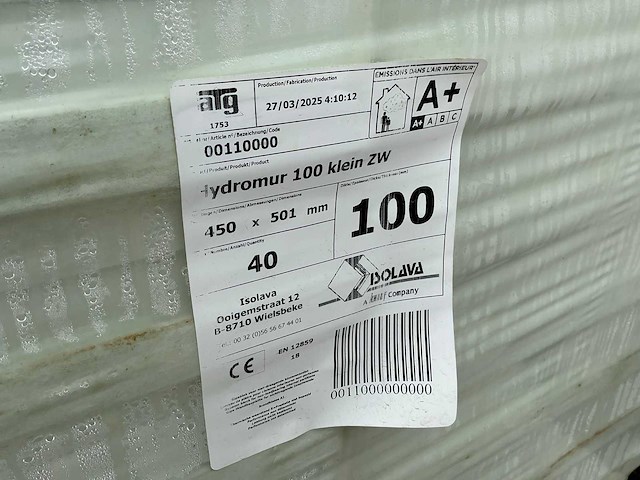 Knauf hydromur 100 gipsblokken (80x) - afbeelding 3 van  3