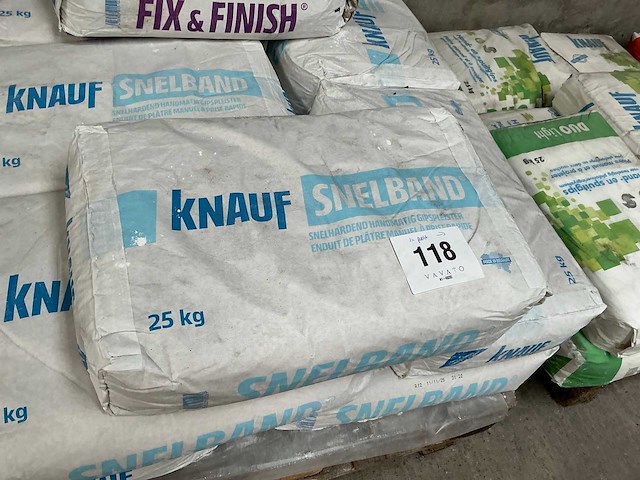 Knauf snelband partij snelhardende gipspleister - afbeelding 2 van  6