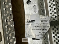 Knauf sokkelprofielen voor pleisterwerk alu. 40mm (18x) - afbeelding 2 van  3