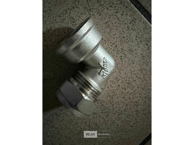 Kniekoppeling rvs - afbeelding 3 van  4