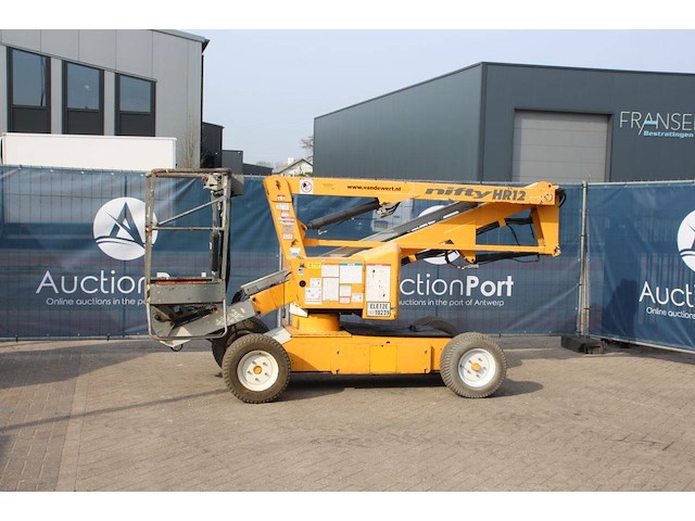 Knikarmhoogwerker nifty hr12ne elektrisch 12.1m 2012 - afbeelding 1 van  1