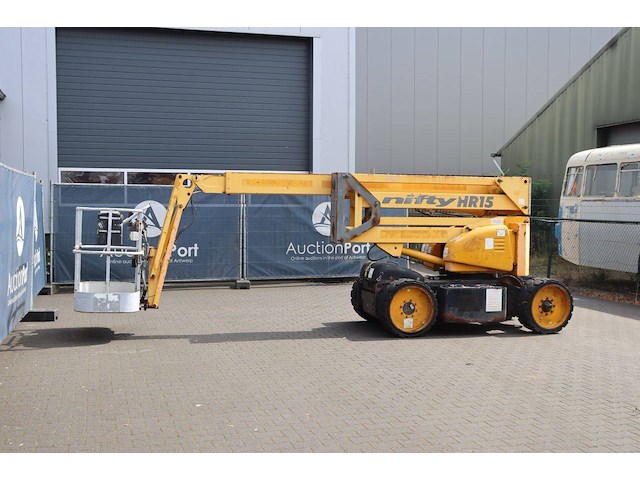 Knikarmhoogwerker niftylift hr 15 nde elektrisch + diesel 15.50m 2005 - afbeelding 1 van  1
