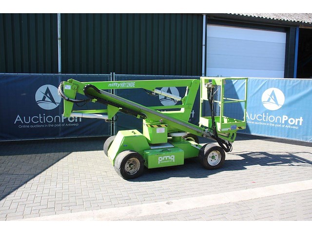 Knikarmhoogwerker niftylift hr12nde elektrisch + diesel 12.2m 1999 - afbeelding 1 van  1