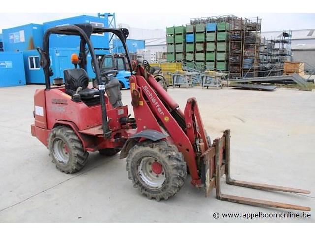 Kniklader schäffer 2336 slt, chassisnummer 12360641, werkuren 1553(0), bj 2011 - afbeelding 1 van  7