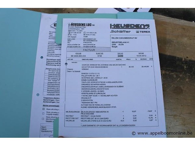 Kniklader schäffer 2336 slt, chassisnummer 12360641, werkuren 1553(0), bj 2011 - afbeelding 7 van  7