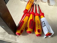 Knipex 1000v schroevendraaier / ontmantelmes (10x) - afbeelding 3 van  5