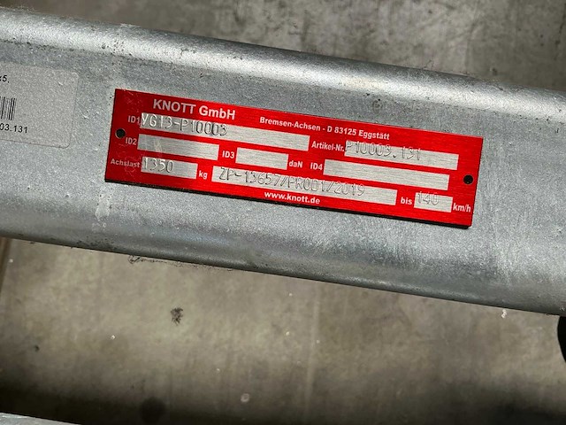 Knott as voor aanhangwagen (8x) - afbeelding 4 van  6