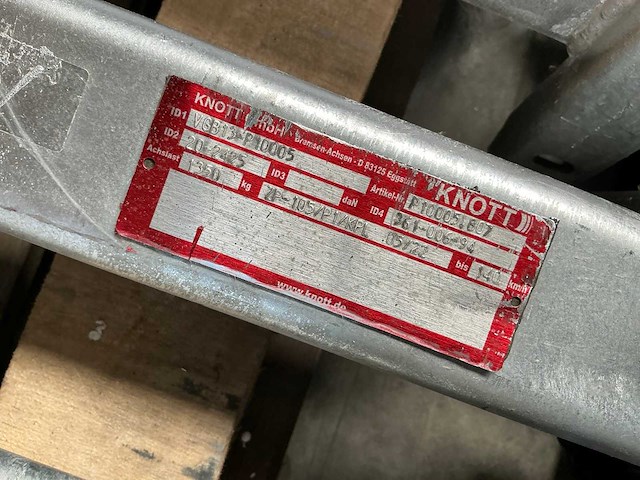 Knott as voor aanhangwagen (8x) - afbeelding 6 van  6