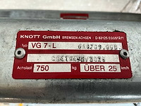 Knott vg7-l as voor aanhangwagen (7x) - afbeelding 5 van  5