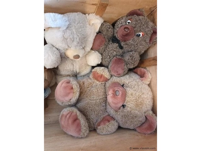 Knuffel beren en pop. 6 stuks - afbeelding 4 van  4