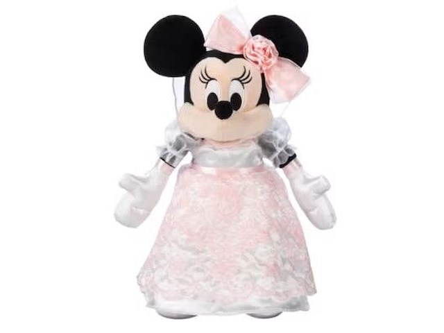 Knuffel minnie bruid h30,5cm - afbeelding 1 van  2