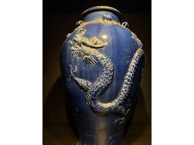 Kobalt blauwe martaban - afbeelding 7 van  8