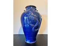 Kobalt blauwe martaban - afbeelding 1 van  8