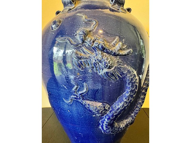 Kobalt blauwe martaban - afbeelding 3 van  8