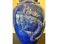 Kobalt blauwe martaban - afbeelding 3 van  8