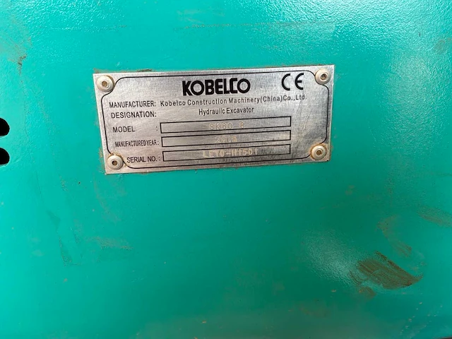 Kobelco - sk60-8 - mini-excavator - 2015 - afbeelding 21 van  23