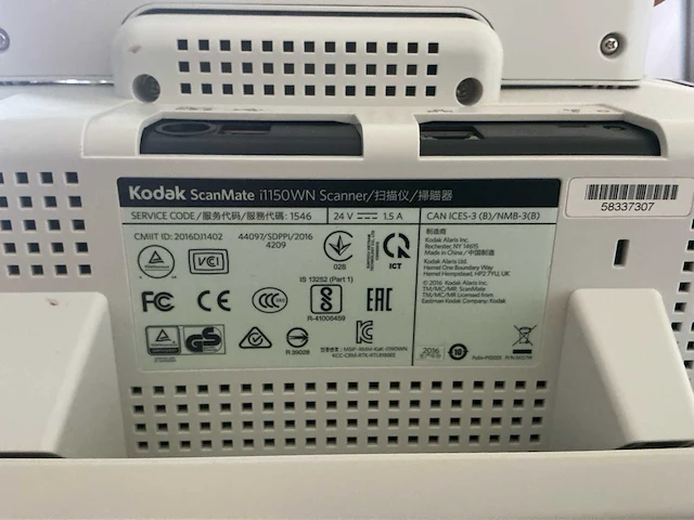 Kodak scanmate i1150wn professionele documentscanner – wifi – adf - afbeelding 4 van  4