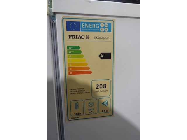 Koel-vries combinatie friac - afbeelding 3 van  3