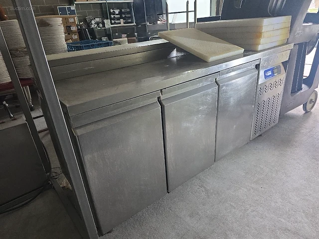 Koel werkbank met saladette diamond gastro line... - afbeelding 1 van  3